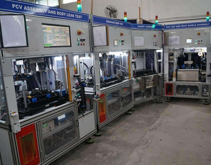 Assembly lines manufacturing at krisam automation